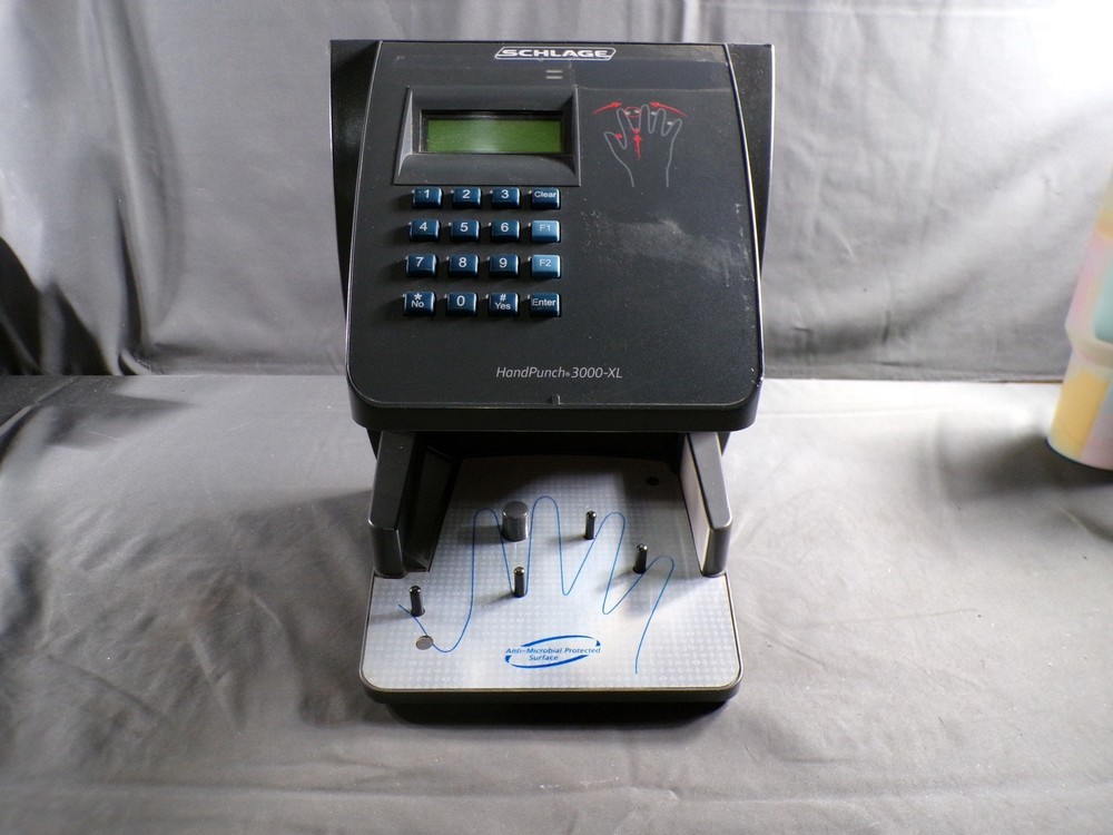 SCHLAGE HANDPUNCH 6000 XL TIME CLOCK