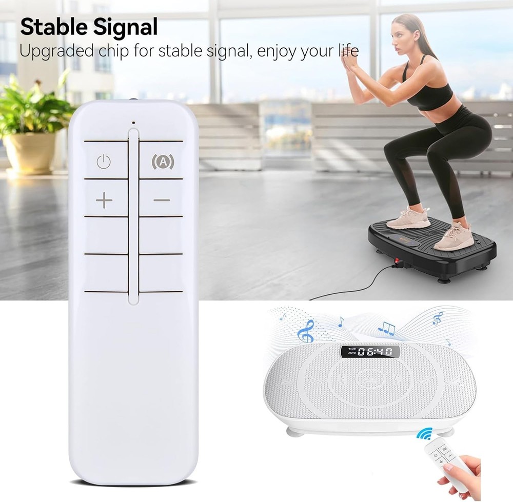 Ergonomic Replacement Remote for YESOUL Vibration Plate - No Programming Needed