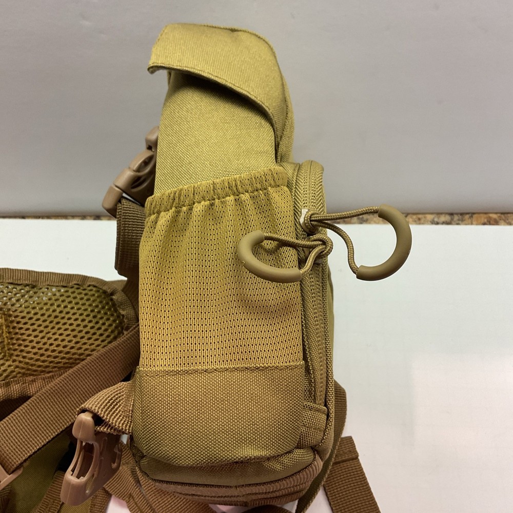 Boundless Performance Binocular Harness with Rangefinder Pouch Coyote Brown