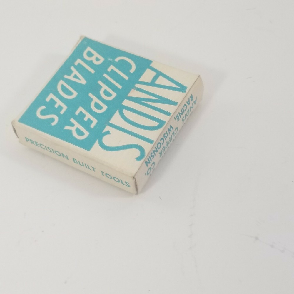 Vintage Andis Clipper Blades Box Only Improved Andis Master