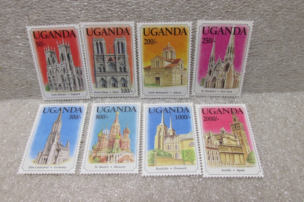 1993 UGANDA MNH SCOTT #1155-1162