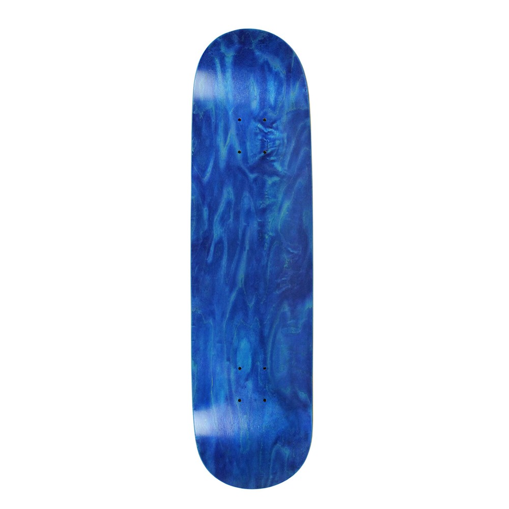 Moose Complete Skateboard Stained Blue 8.25" Silver/White Assembled