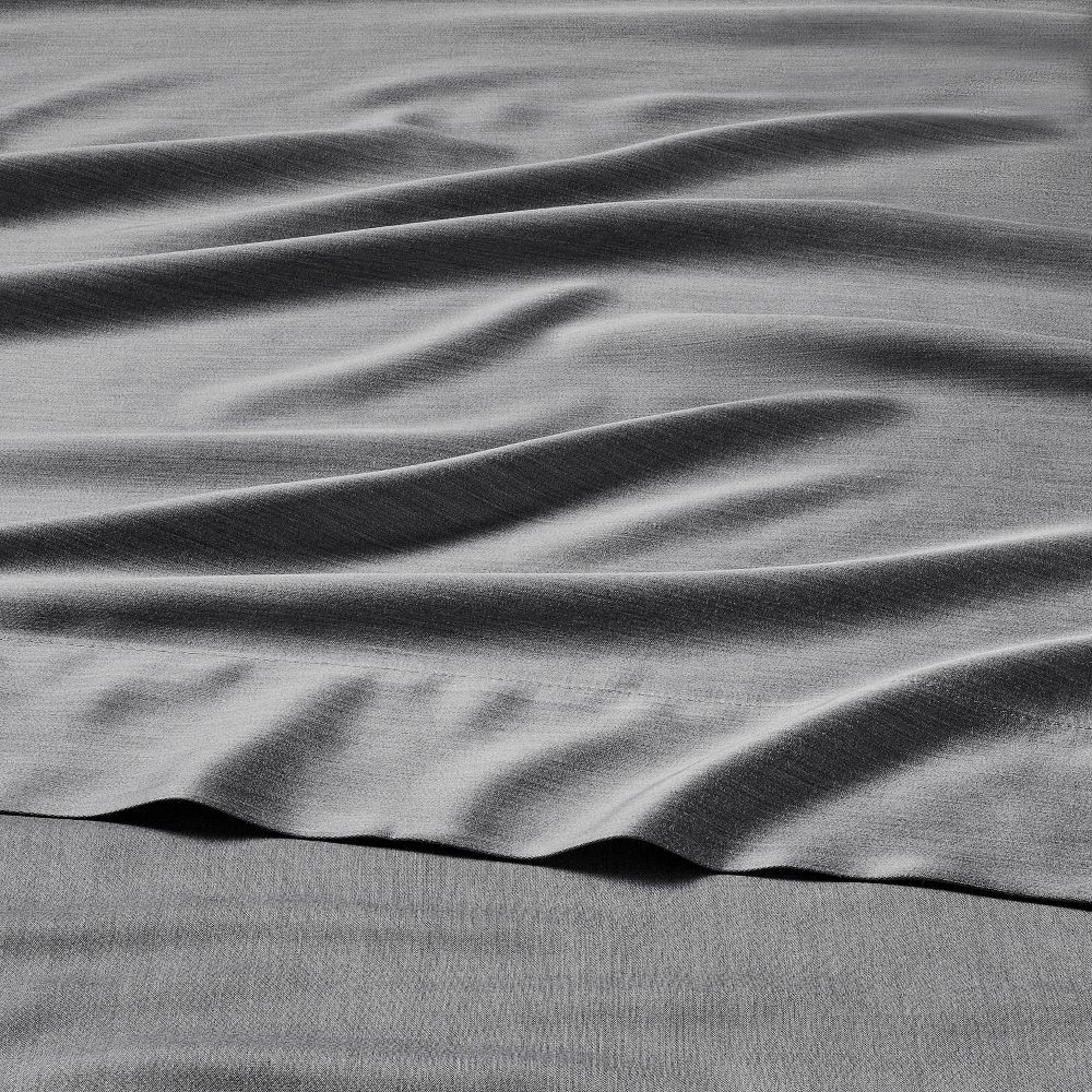 Queen 400 Thread Count Rayon from Bamboo Sheet Set Dark Gray -