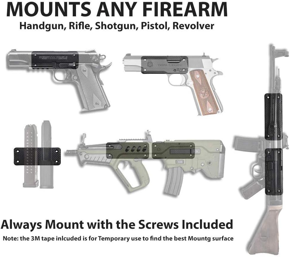 Secure 25 lb Tactical Gun Magnet for Quick Access & Universal Compatibility