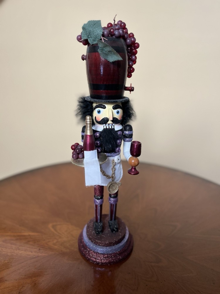 Kurt Adler 19" Hollywood Wine Nutcracker - Open Box