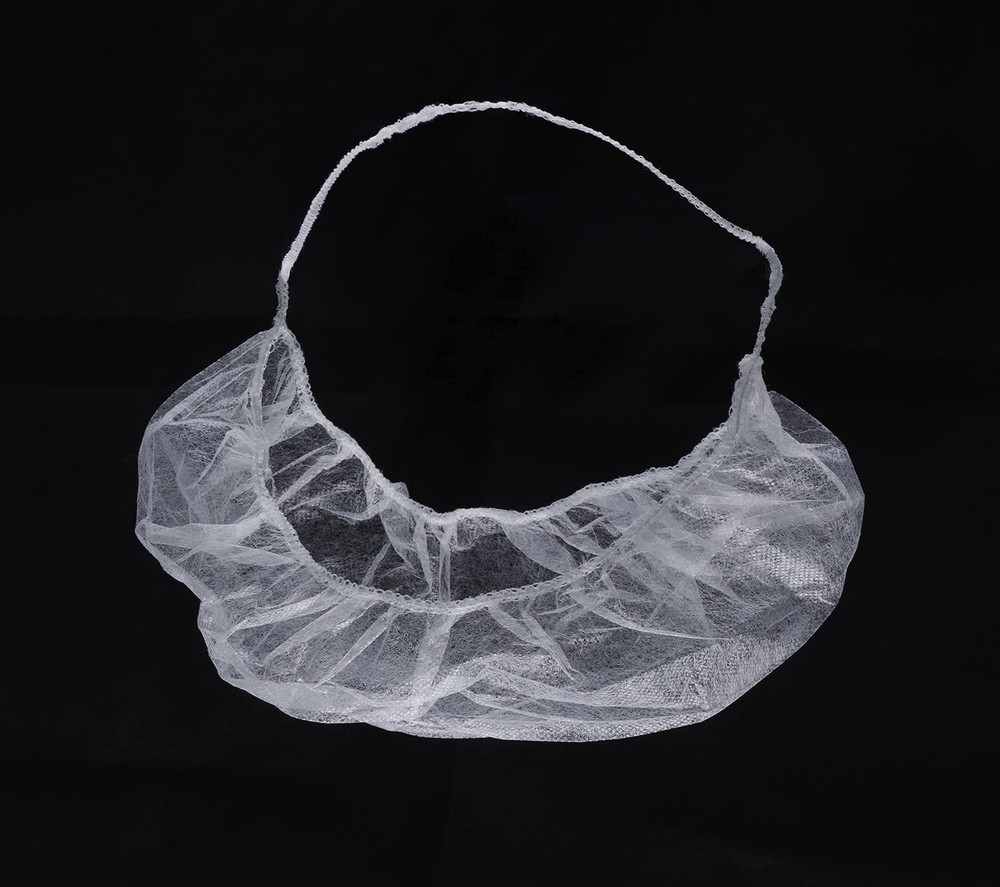 ProtectX Disposable Beard Covers Protector, Disposable Bouffant Beard Net 19x...