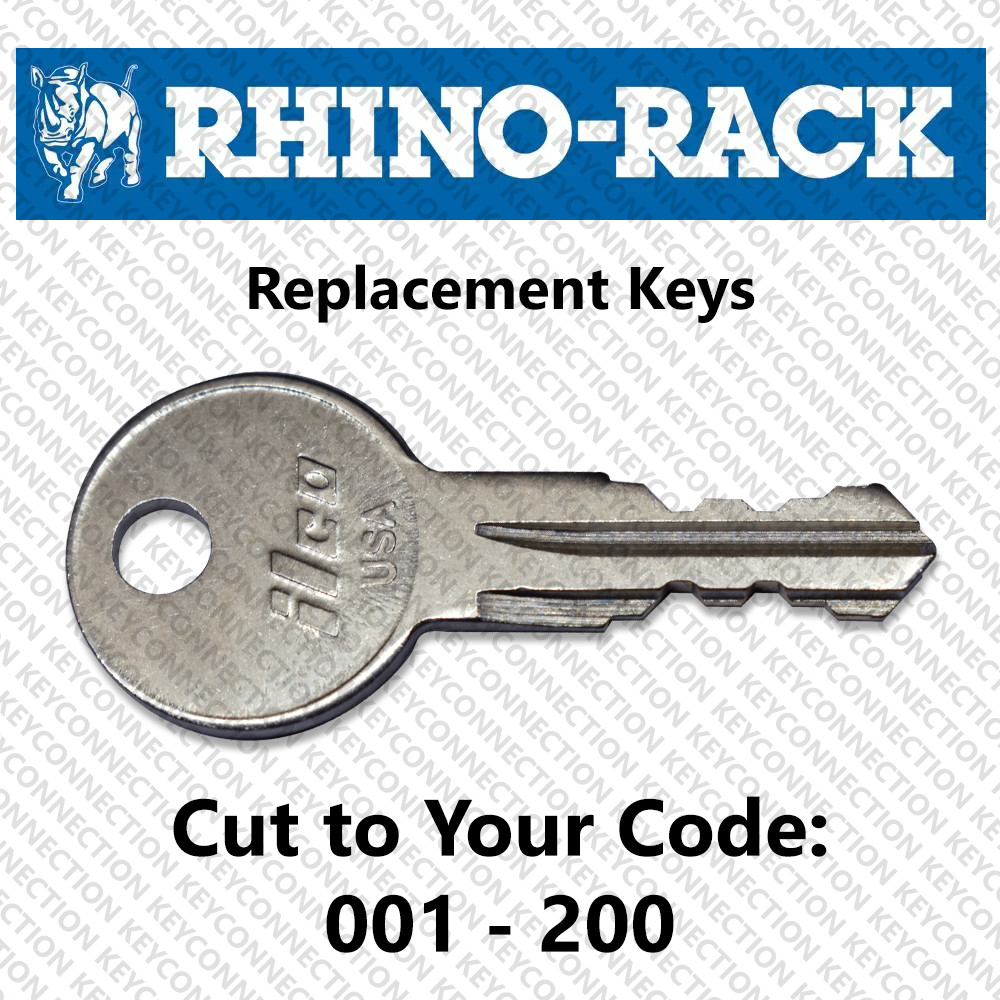 Rhino Rack Replacement Key Cut to Your Code 001 - 200