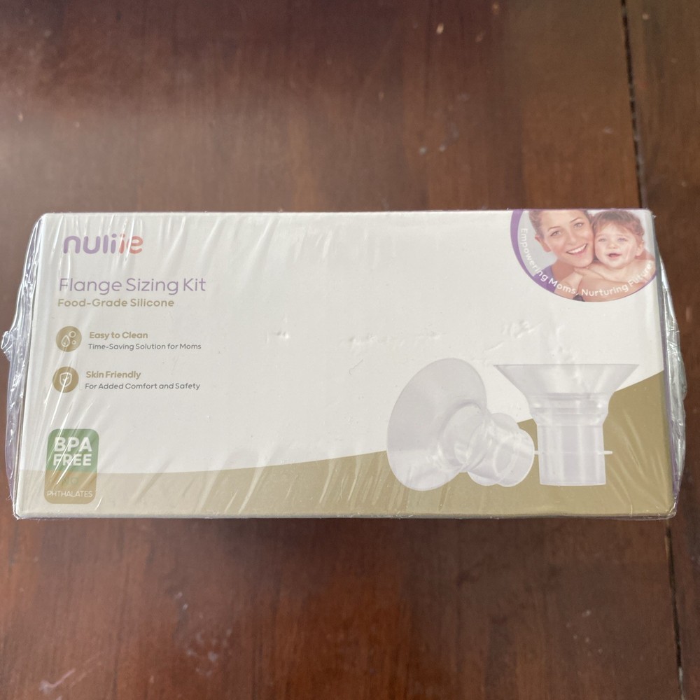 Nuliie Flange Sizing Kit Breast Pump Insert BPA-Free Silicone Nursing Accessory