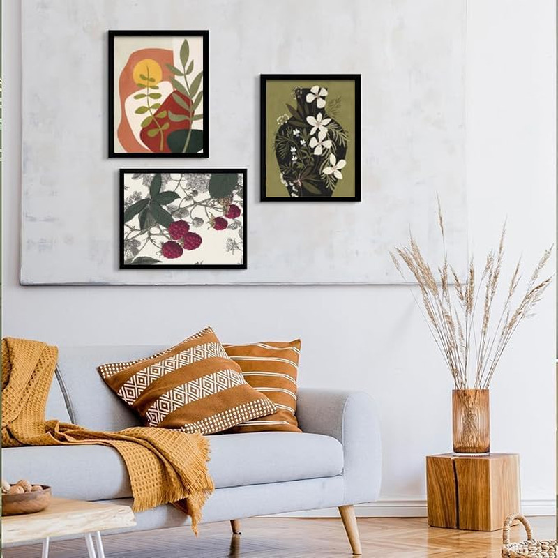 8X10 Picture Frame Wall Hanging Photo Frame, Black, 5 Pack