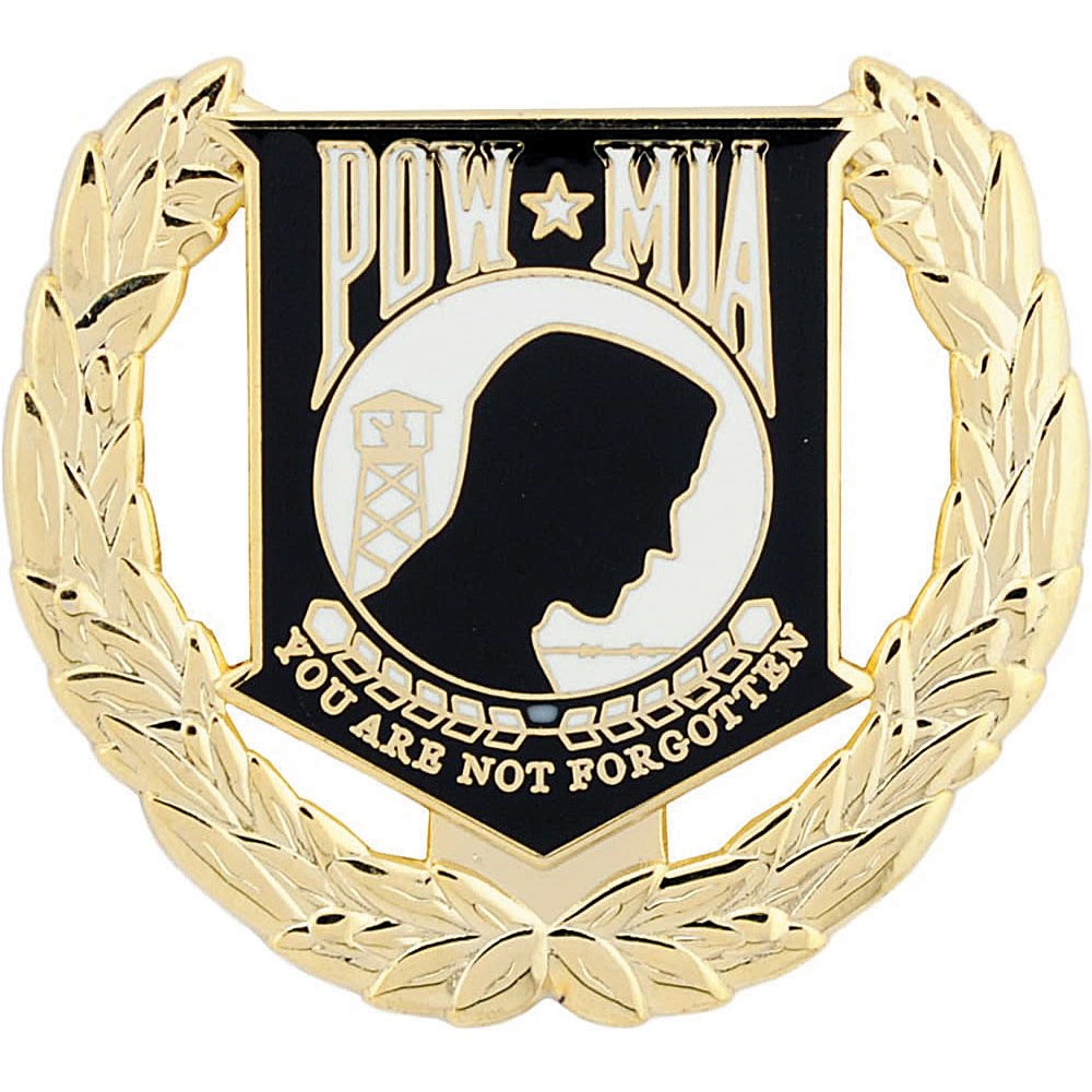 POW Wreath Lapel Pin Eagle Emblems (P16210)