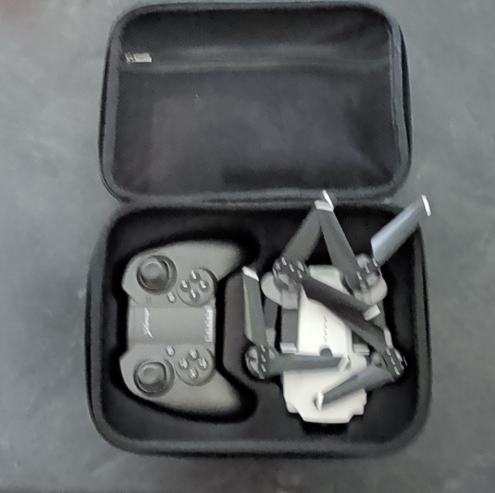 Attop Quadcopter Drone Gray Black with Remote Controller & Carrying Case