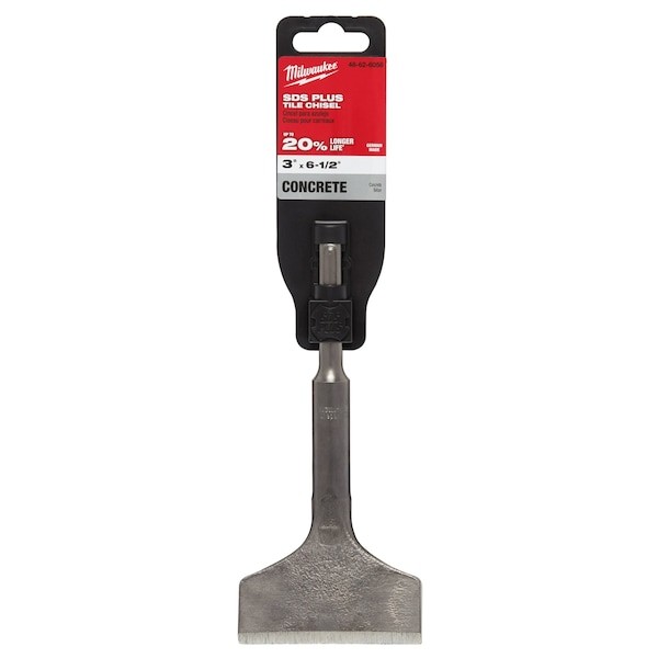 Milwaukee Tool 48-62-6058 Sds Plus Tile Chisel 3" X 6"