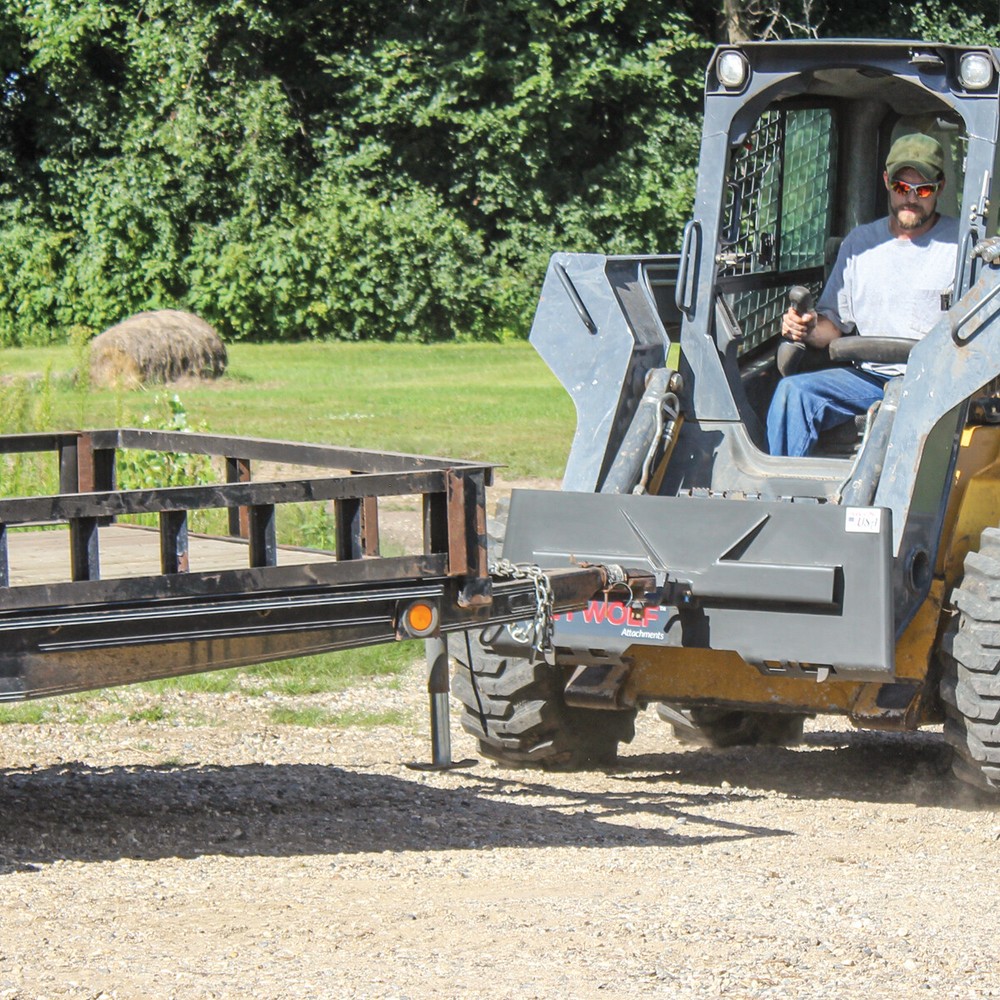 GreyWolf™ Skid Steer 2" Receiver Hitch Plate