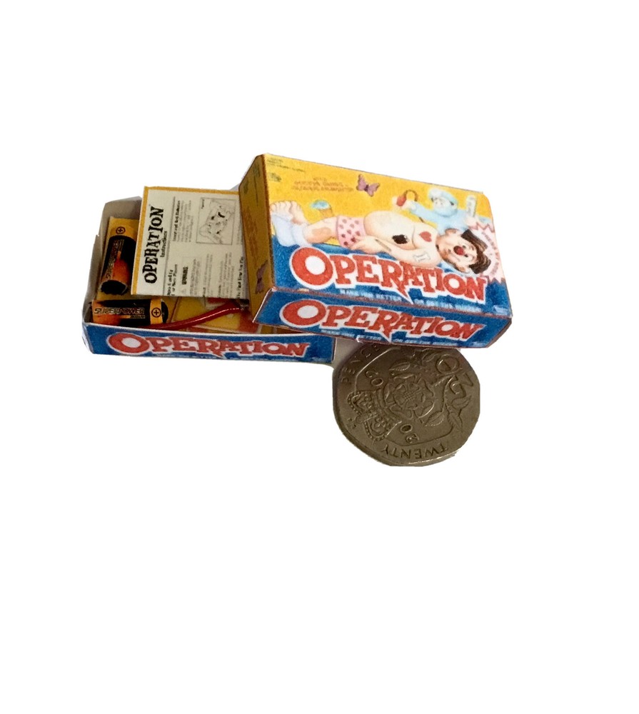 Boxed Operation Game Dolls House Miniature