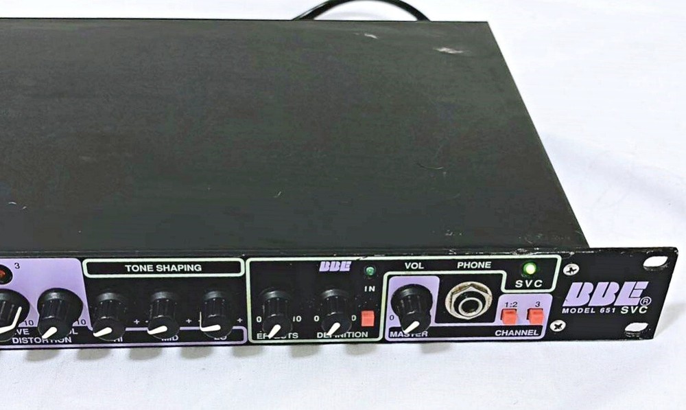 BBE 651 3 Channel Guitar Preamp
