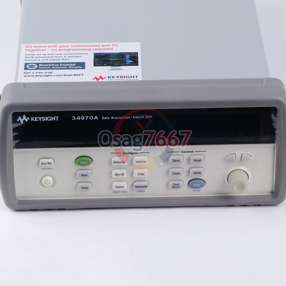 ONE NEW keysight data acquisition switch 34970A