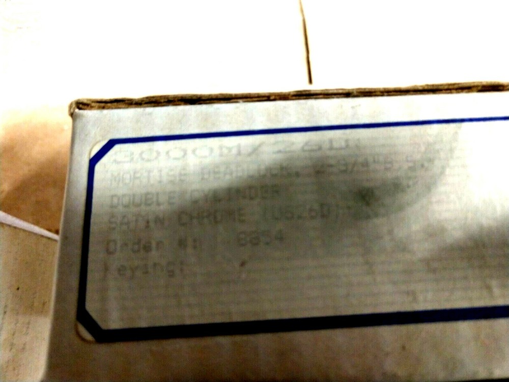 MARKS USA 3000M US26D MINI DEADBOLT DOUBLE CYLINDER