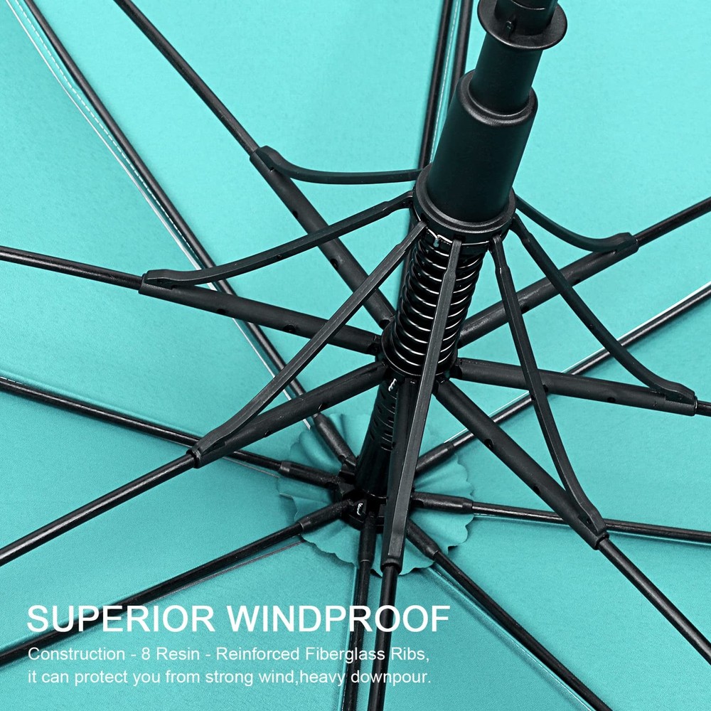 G4Free 68" UV Golf Beach Umbrella Auto Open Extra Large Windproof Vented