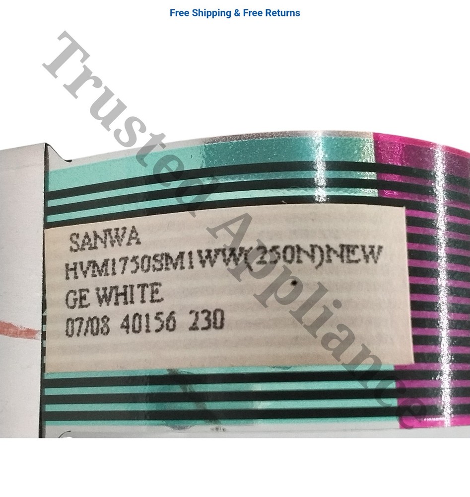 GE Microwave Control Panel Console WB07X11041 WHITE