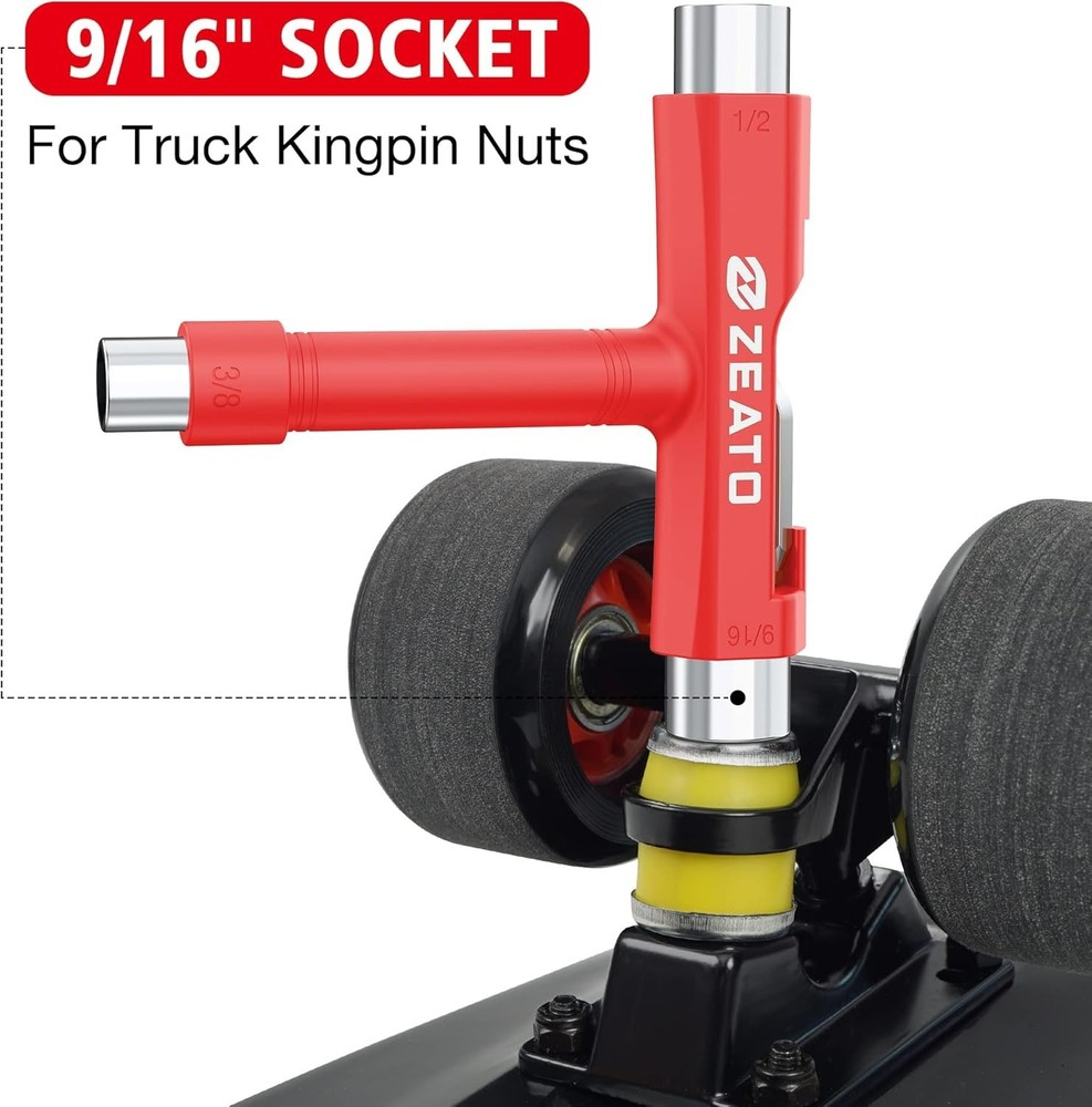 Versatile Portable Skate Tool Set - Includes Allen Key & Phillips Head Wrench