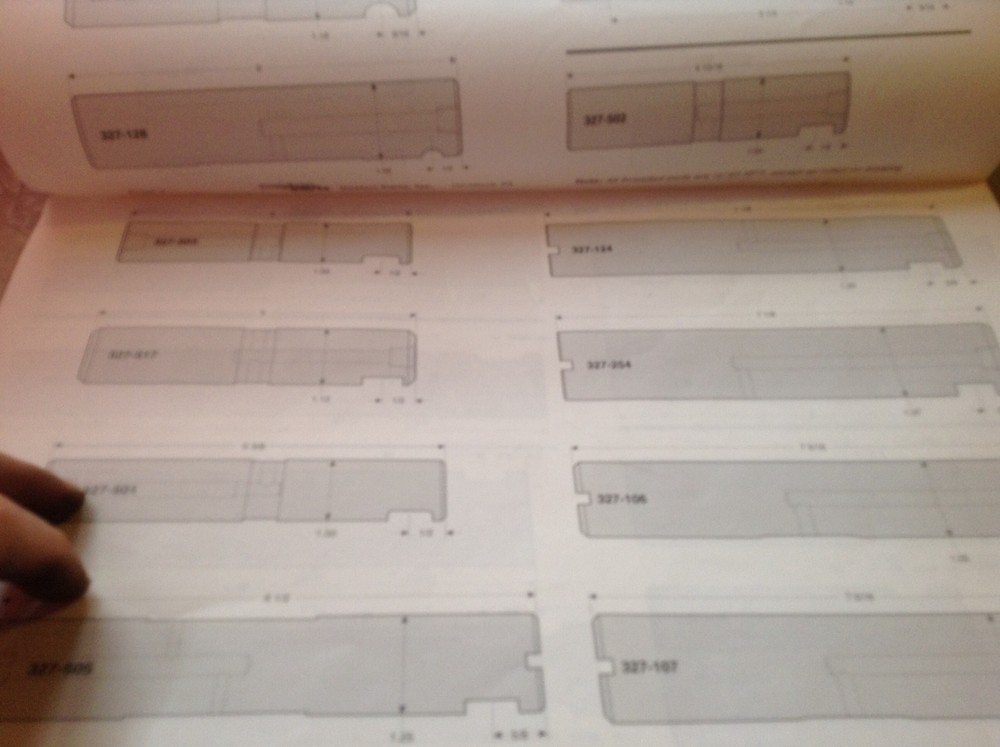 Leland wheel parts dimensional listing