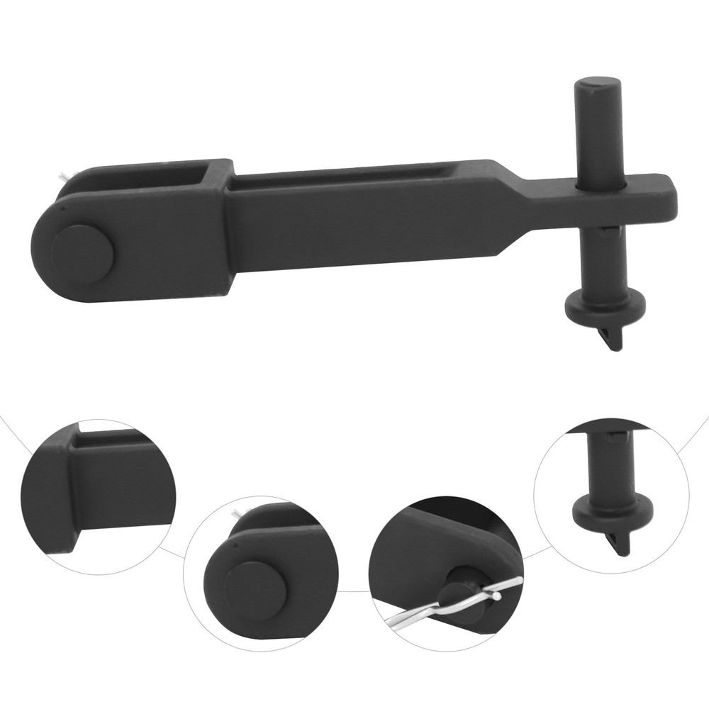 Single Tow Hook Cast Iron w/ Pull Pin Single Tow Hook For Peterbilt / Kenworth