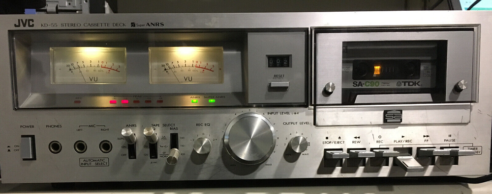 Vintage JVC KD 55 Cassette Deck