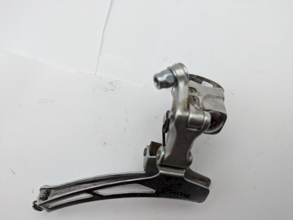 SUNTOUR CYCLONE FRONT DERAILLEUR JAPAN MAEDA 28.6 SILVER BOTTOM PULL