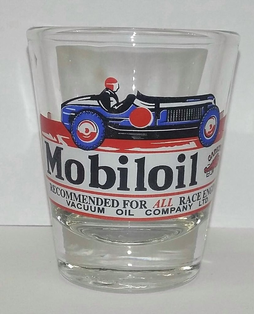Mobiloil 1½ Shot Glass