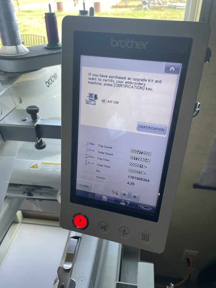 Brother Multi needle Embroidery Machine