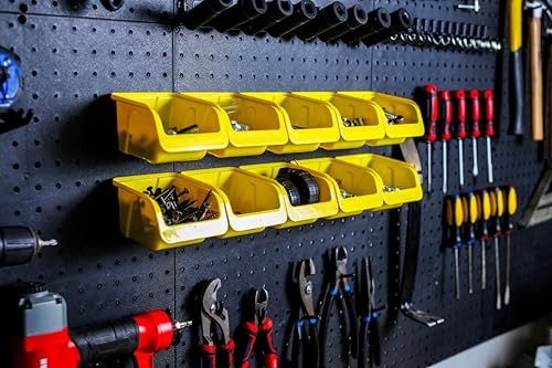 Peg Board Bin Kit - Kit PB-4 - Pegboard Accessories for Garage Storage & 1