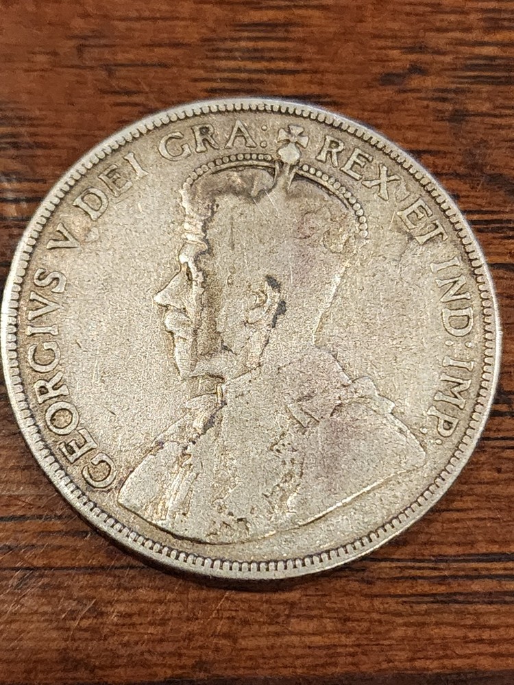 1912 Canada 50 Cents Silver Coin
