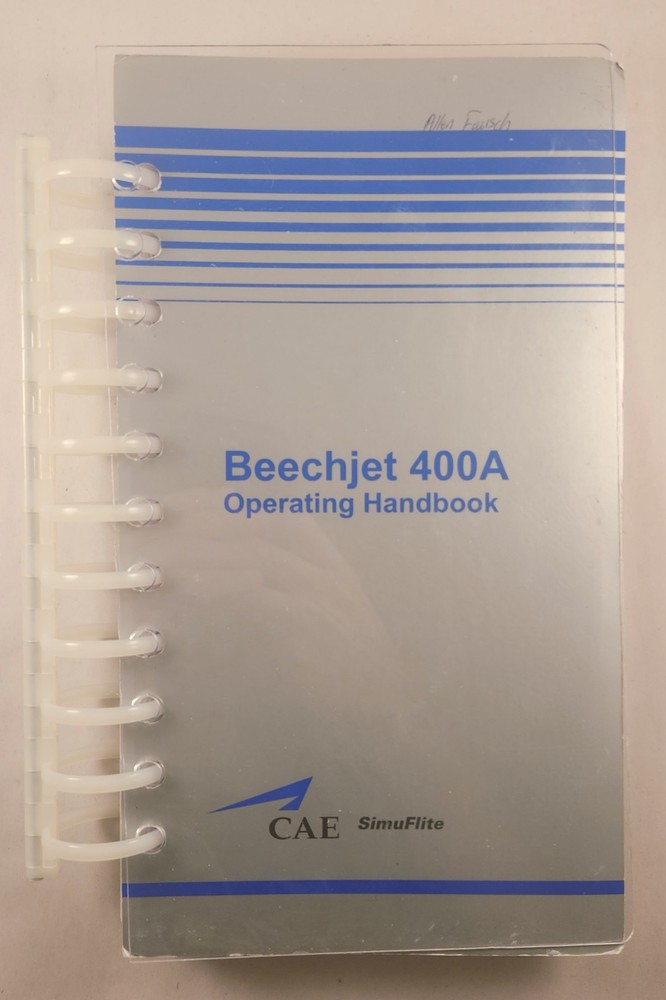 Beechjet 400A Operating Handbook: aviation reference CAE (A) SimuFlite 1995