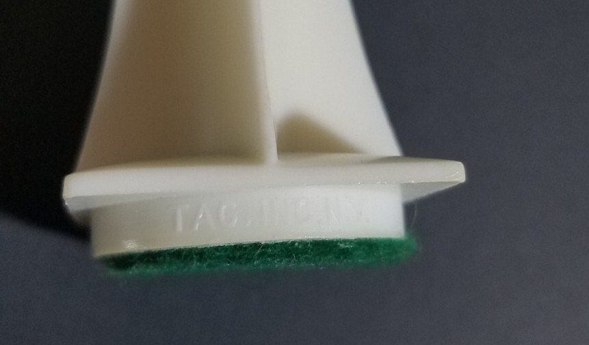 Visual Chess White Rook x2 Replacement Pieces TAG Harvey Kidder (1965)