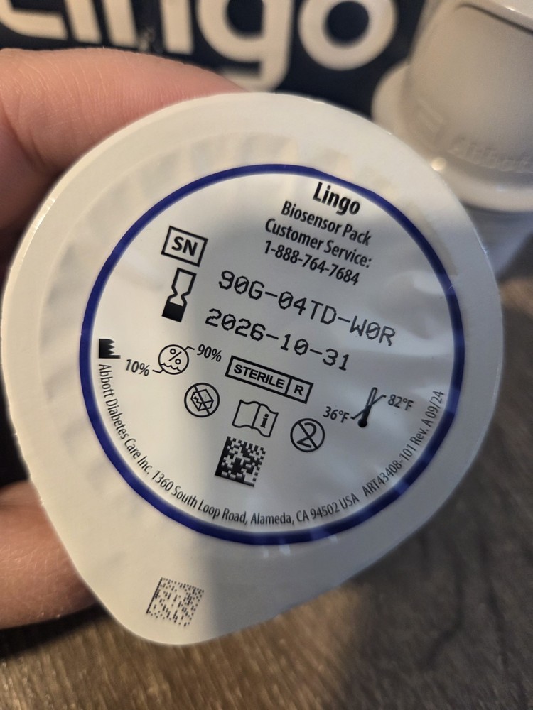 Abbott Lingo Glucose Biosensor System - Exp 10/2026 Sealed