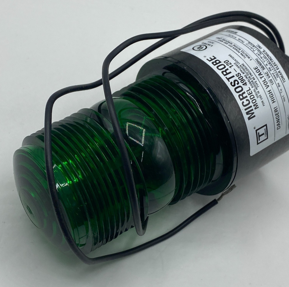 Tomar Electronics Microstrobe 490S 120VAC Green Visual Signaling Appliance