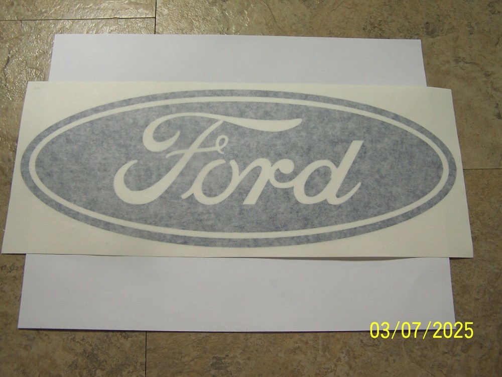 Ford Oval Scripted High Quality Decals Sizes 4 1/4" To 12" Wide