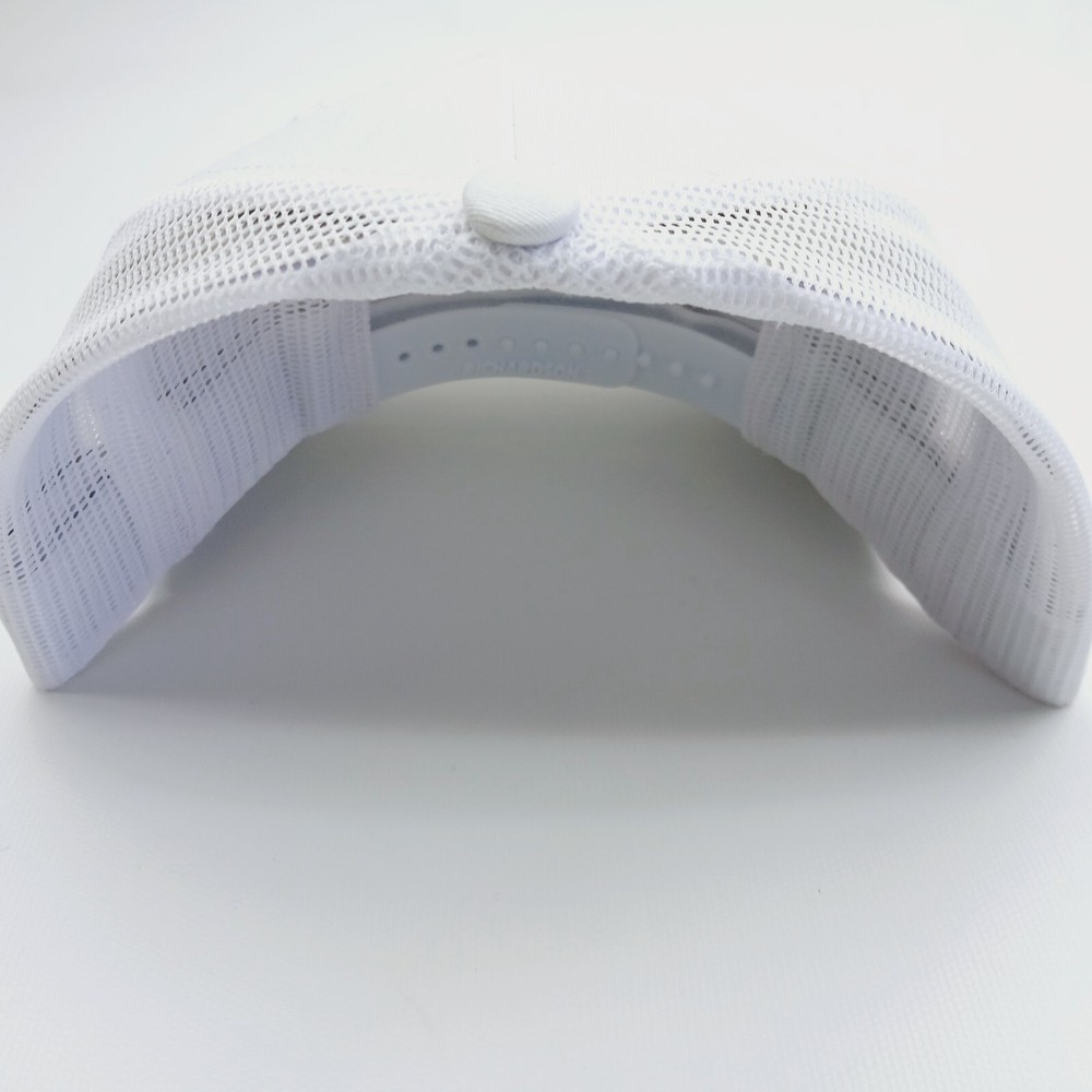 White Vols Mesh Snap Back Curved Bill Hat