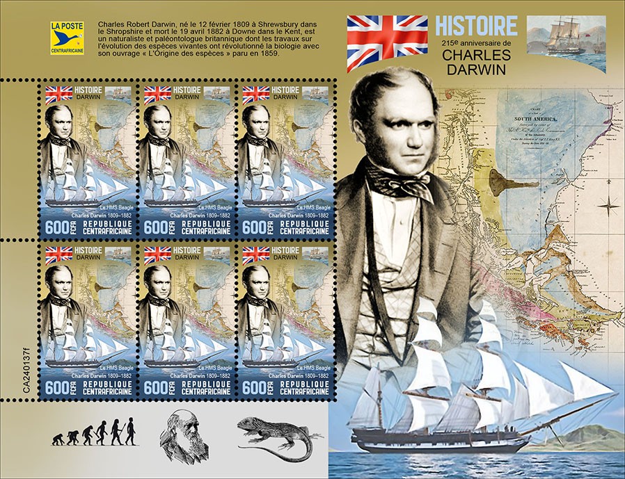 215th anniversary of Charles Darwin