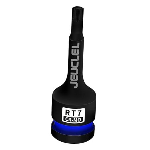 Spline Bit Socket, 1/2" Drive Spline Hex 6 Point Impact Bit Socket, 3-Inch, RT7