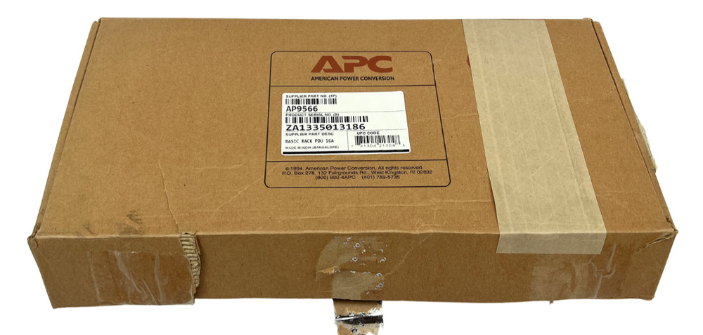 (OPEN BOX) APC AP9566 Basic Rack PDU NEMA L6-20P input and C13 Outlets 208V