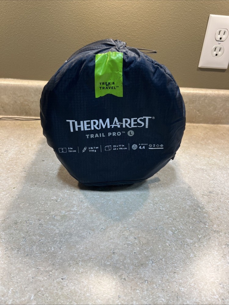Therm-a-Rest Trail Pro Self Inflating Sleeping Pad, Large