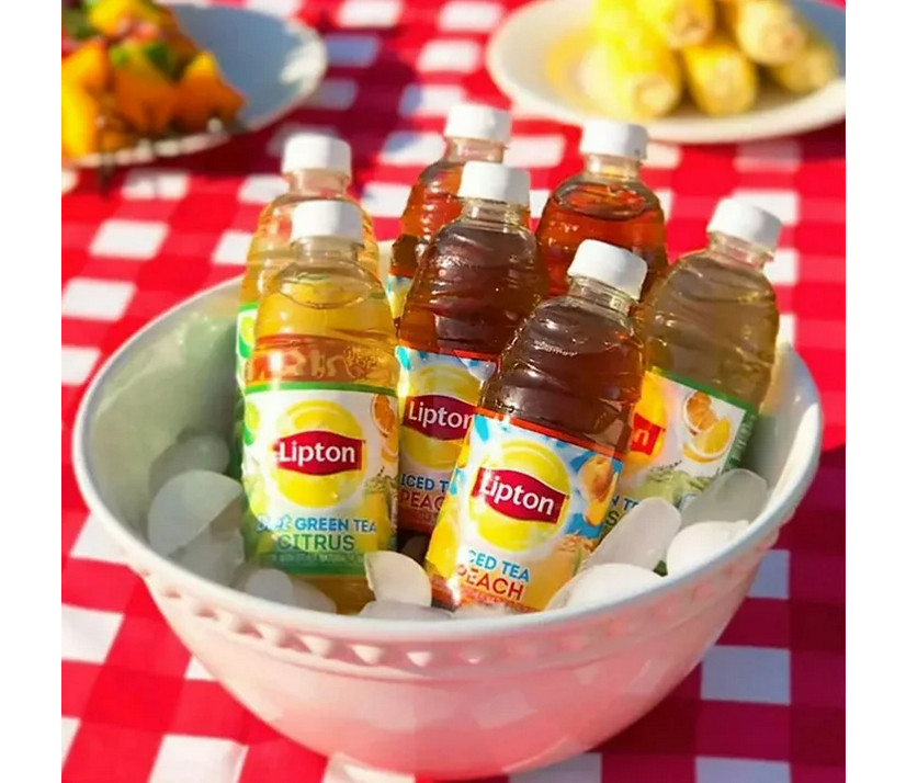 Lipton Half & Half Iced Tea Lemonade 16.9oz 24 Pack Refreshing Drink