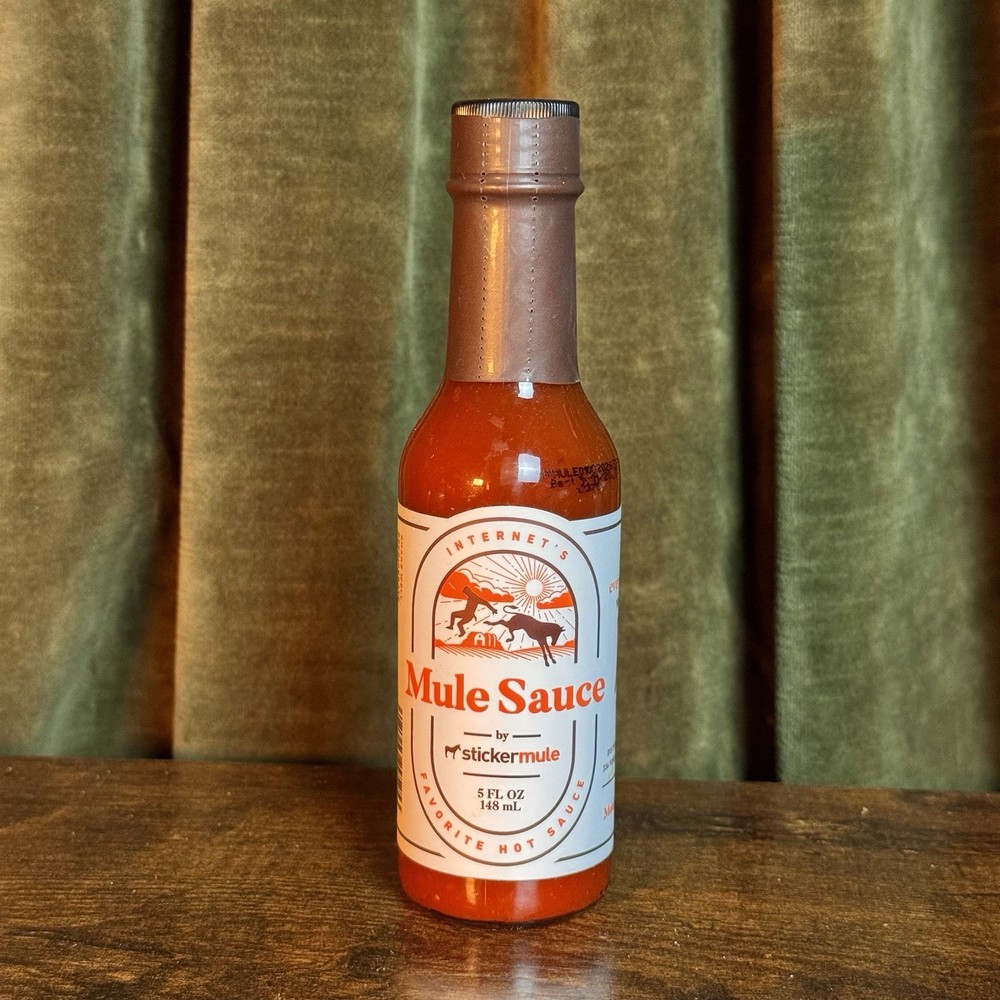 NEW Mule Hot Sauce 5 Fl Oz 148 ml Sealed