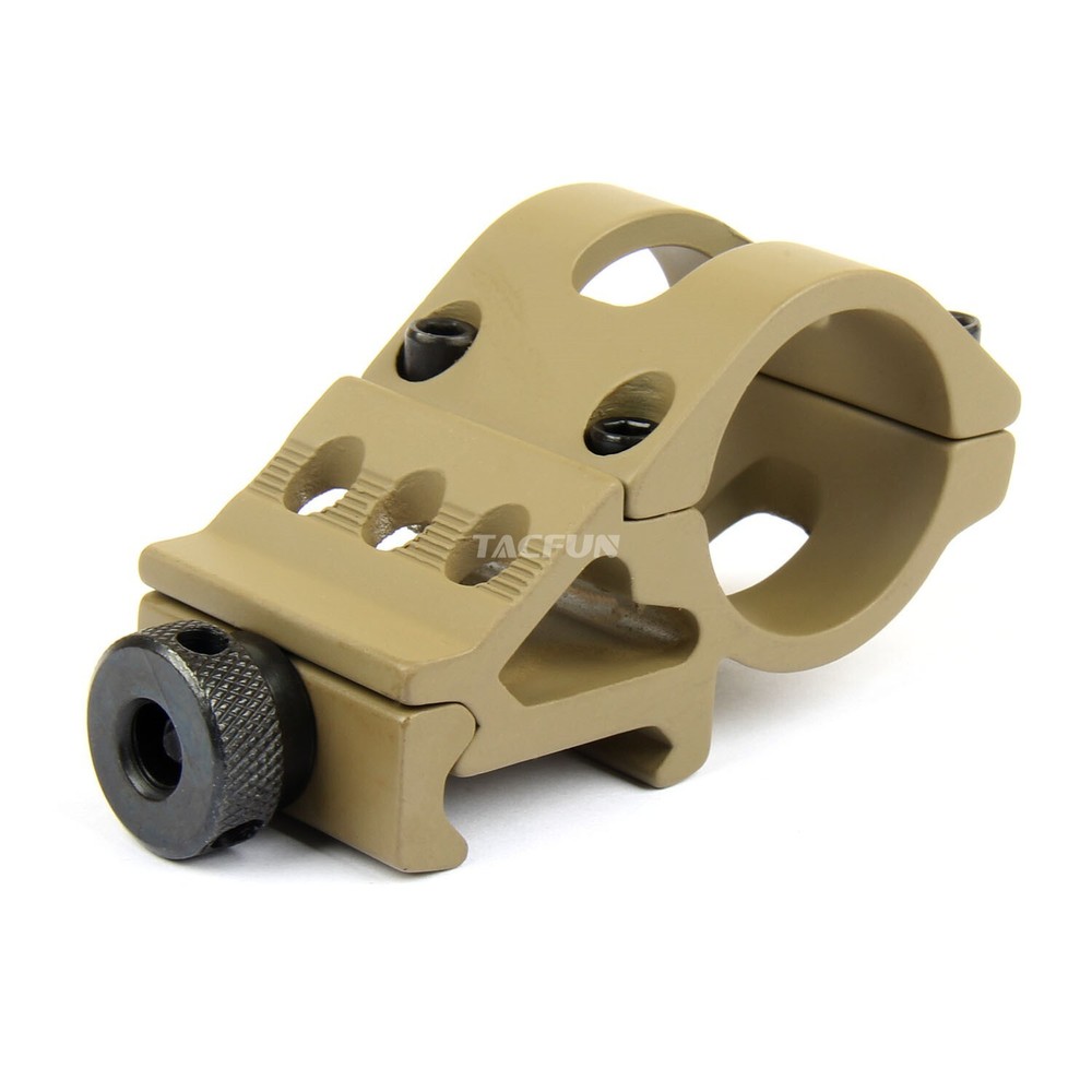 Tactical 45 Degree Offset 1" Flashlight Picatinny Light Laser Mount