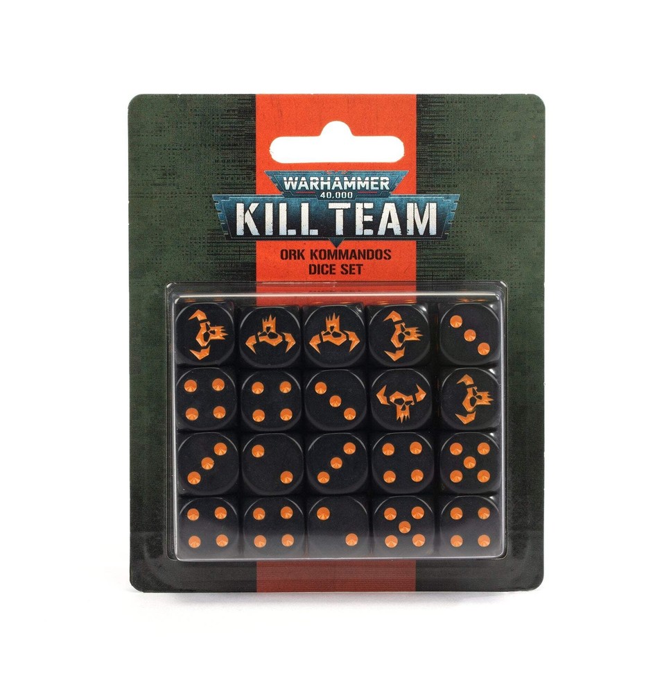 Kill Team Ork Kommandos Dice Set