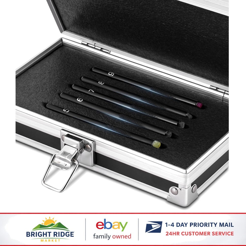 Mohs Hardness  Kit with 5 Picks for Mineral and Gemstone Identification