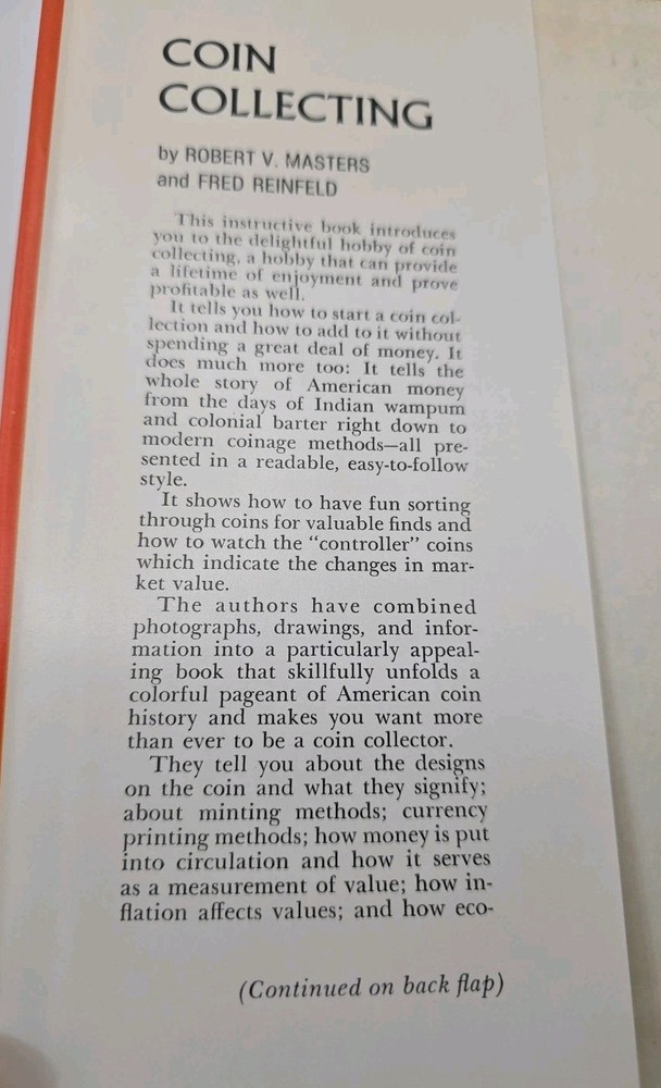 Coin Collecting By Robert V. Masters & Fred Reinfeld