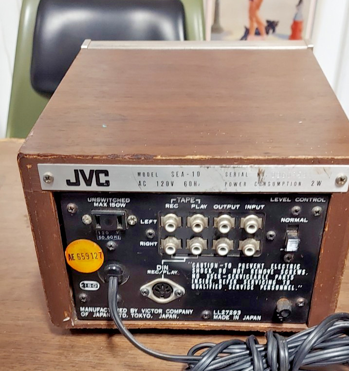 JVC SEA-10 Control System 5 Band Stereo Equalizer