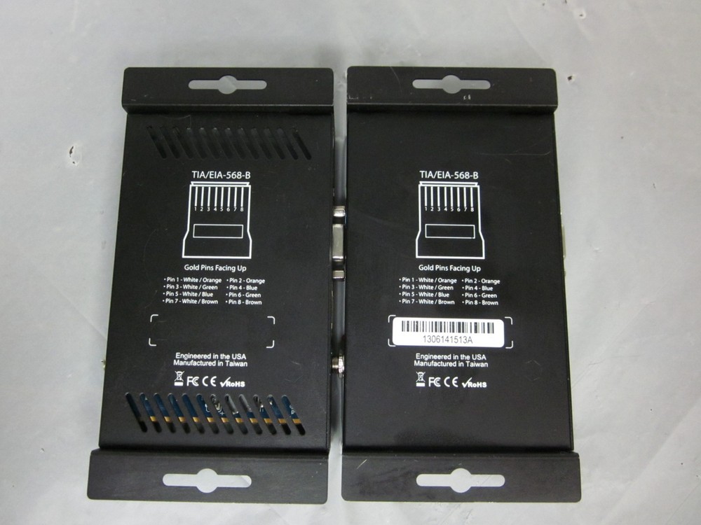 Binary Receiver & Transmitter B-500-EXT-230-RS 4K HDMI Balun NO Power Supply